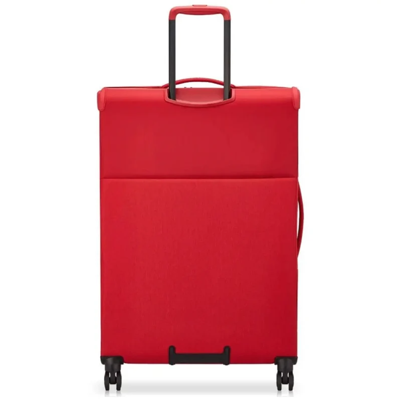 Delsey Brochant 3 Large 78cm Expandable Travel Luggage Suitcase TSA Lock Red