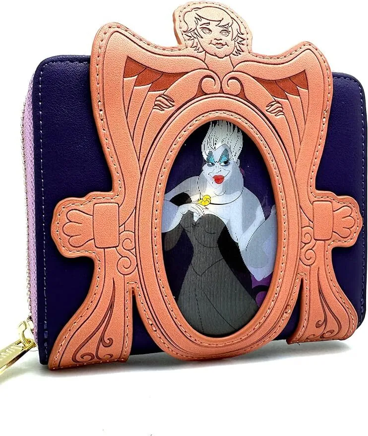 Loungefly Disney The Little Mermaid (1989) - Ursula Mirror US Exclusive Zip Purse