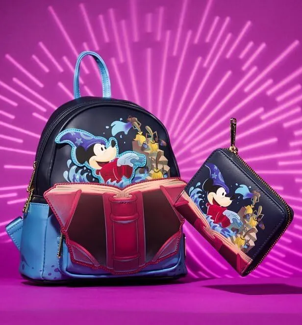 Loungefly Disney Fantasia - Sorcerer Mickey US Exclusive Zip Around Wallet