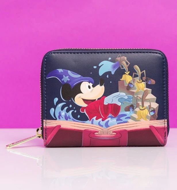 Loungefly Disney Fantasia - Sorcerer Mickey US Exclusive Zip Around Wallet