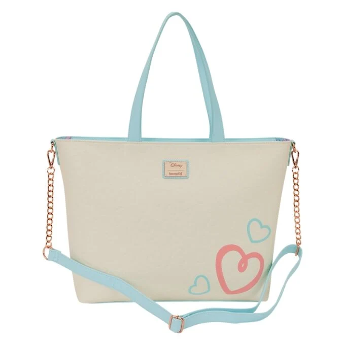 Loungefly Disney Lilo and Stitch - Stitch and Angel "True Love" Tote Crossbody Bag