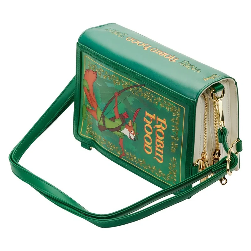Loungefly Disney Robin Hood - Classic Book Convertible Crossbody Bag