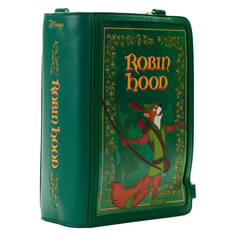 Loungefly Disney Robin Hood - Classic Book Convertible Crossbody Bag