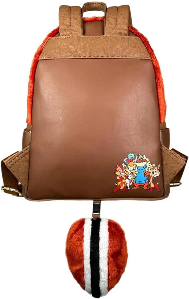 Loungefly Chip 'n' Dale - Rescue Rangers - Faux Fur Chip US Exclusive Mini Backpack