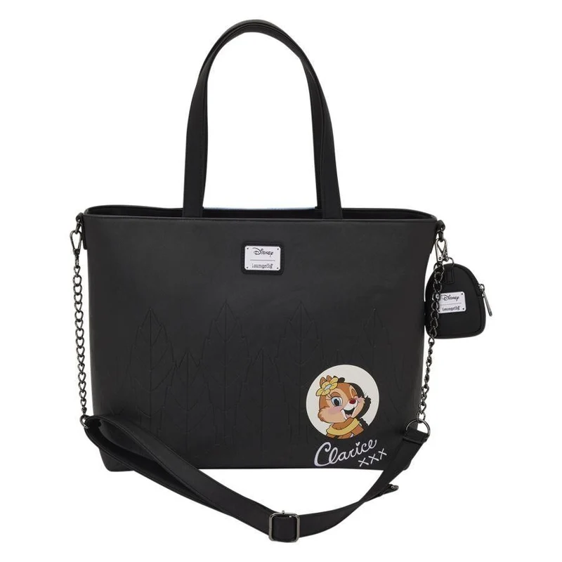 Loungefly Disney Chip 'n' Dale - Two Chips and A Miss Tote Bag with Coin Bag