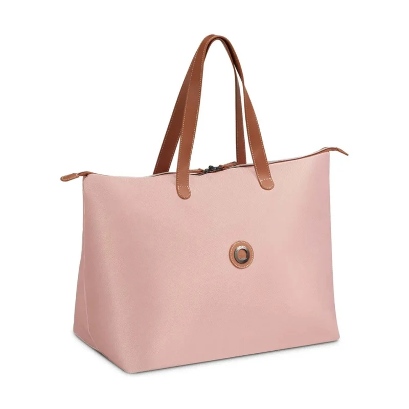 Delsey Luggage Chatelet Air 2.0 Tote Bag Recycled Material Lockable Zip Pink