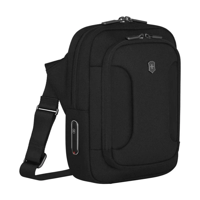 Victorinox Werks Traveler 7.0 Expandable 14" Laptop Crossbody Bag Black