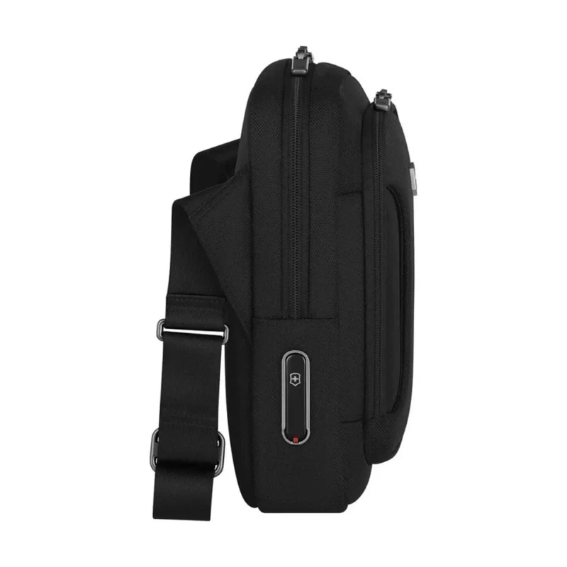 Victorinox Werks Traveler 7.0 Expandable 14" Laptop Crossbody Bag Black