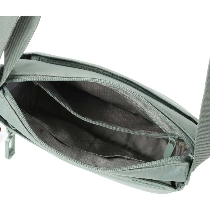 Hedgren Eye Neo RFID Pocket Recycled Water Repellent Crossbody Bag Green Milieu