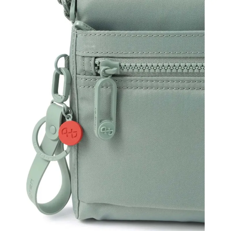 Hedgren Eye Neo RFID Pocket Recycled Water Repellent Crossbody Bag Green Milieu