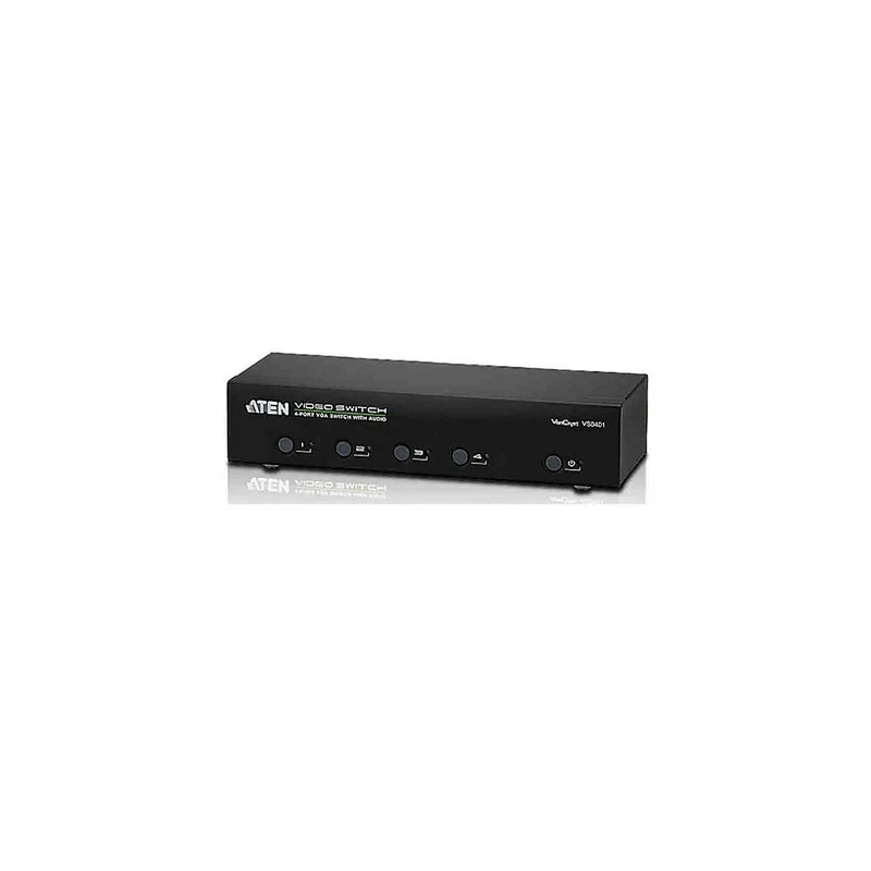 ATEN VS0401 4-Port VGA Switch with Audio (VS0401)