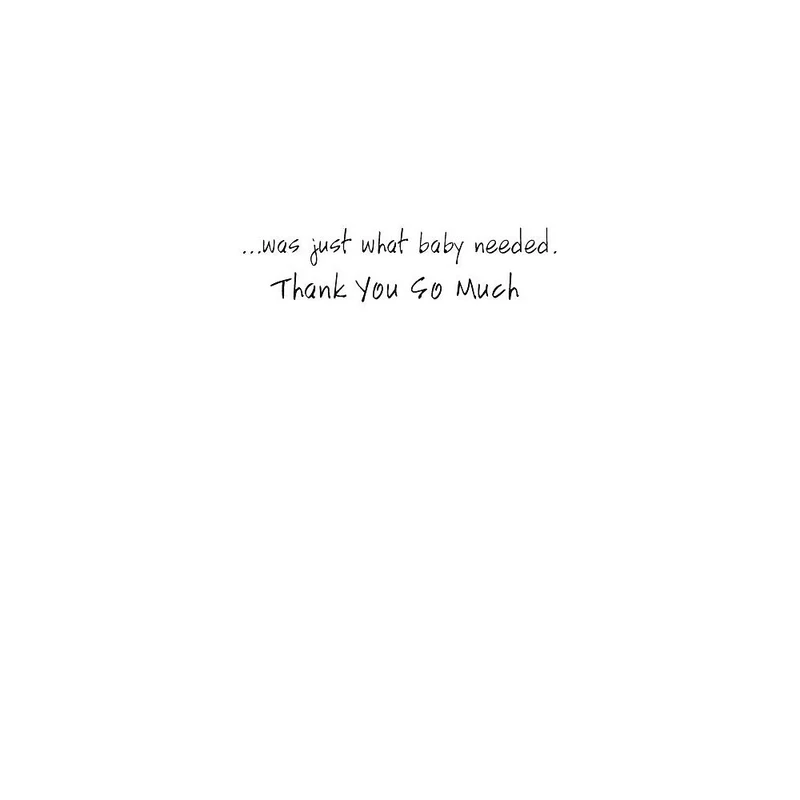 Cartes de remerciement, Your Baby Shower Gift..., 12/paquet