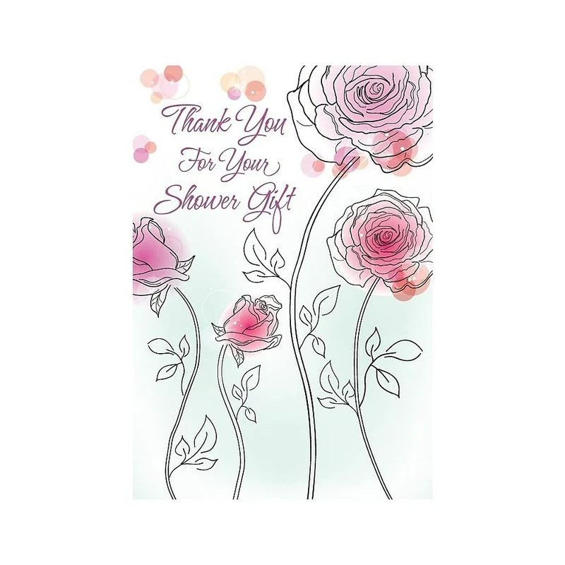 Thank You Cards, Thank You For Your Shower Gift,48 Notelet Cards