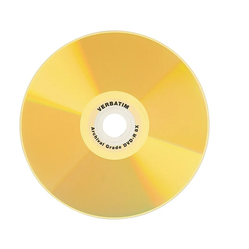 Verbatim – Disques vierges 16x DVD-R, capacité de 4,7 Go, surface étiquetée et revêtement dur, cylindre, 50/paquet (95355)