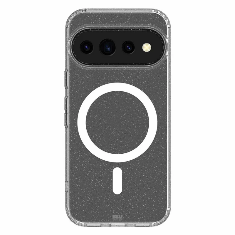 Blu Element - Étui DropZone Rugged Glitter avec aimants pour Google Pixel 11 Pro - Transparent
