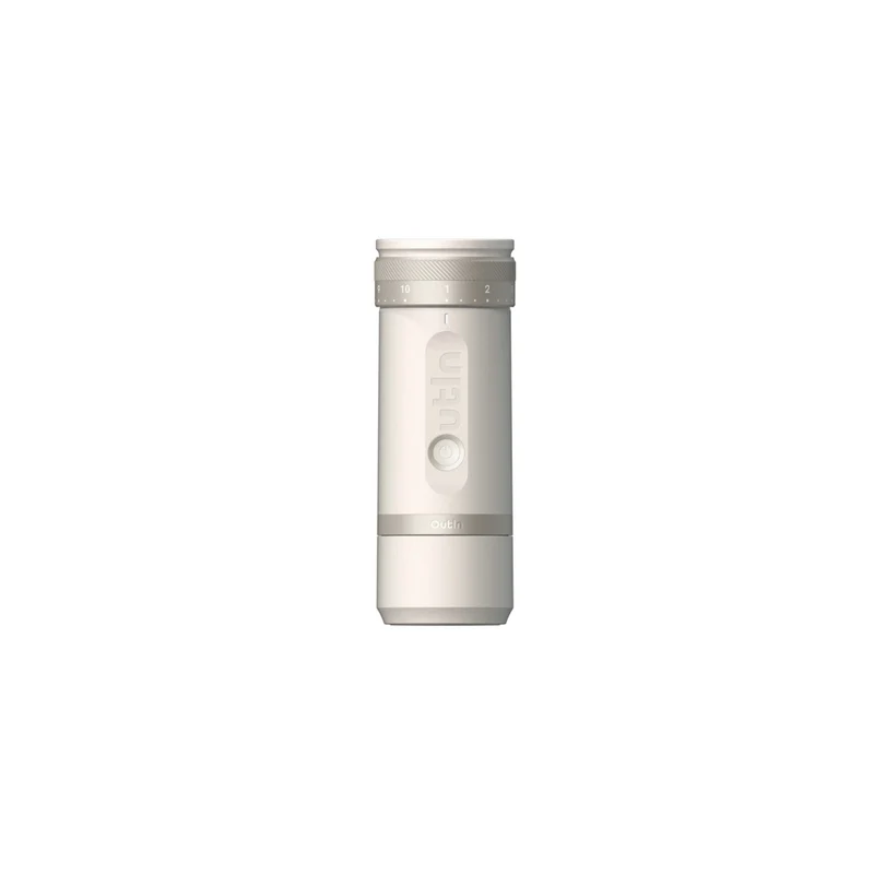 OutIn - Moulin à café électrique portable Fino - blanc grès
