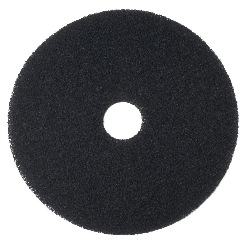 3M Black Stripper Pad - 356 mm (14 in) Diameter - 5 Pack