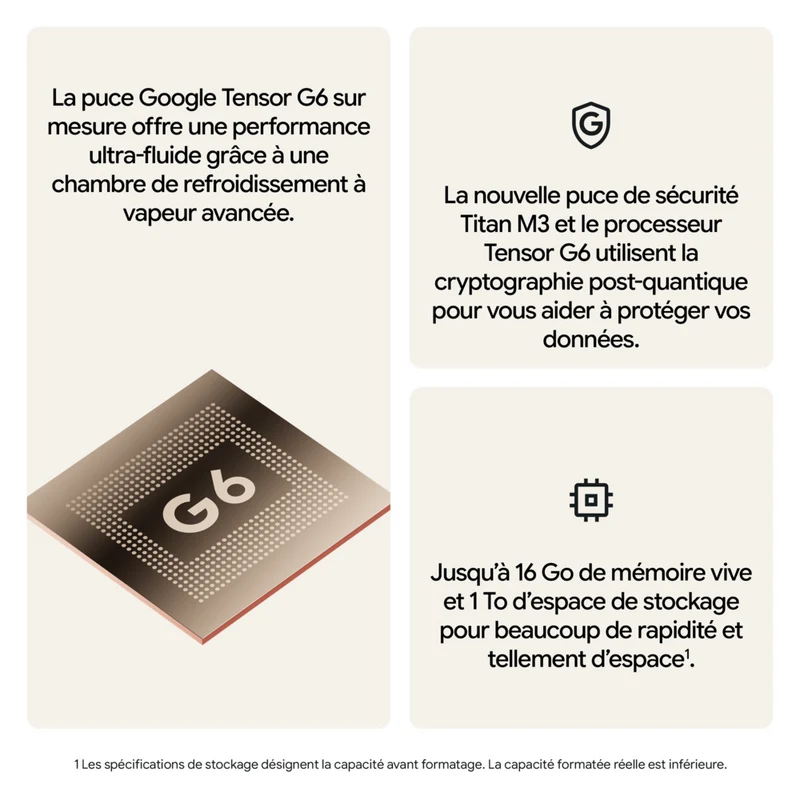 Google - Pixel 11 Pro XL - 256 Go - Rose cendré - Bell et Virgin Plus