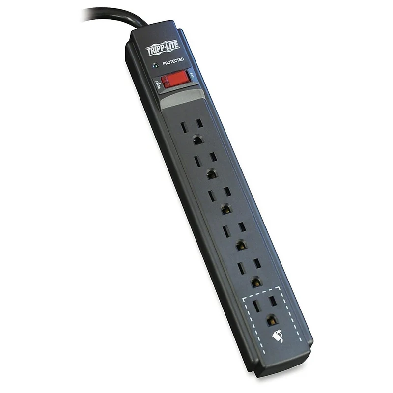 Tripp Lite TLP606B 6-Outlet 790 J Surge Protectors