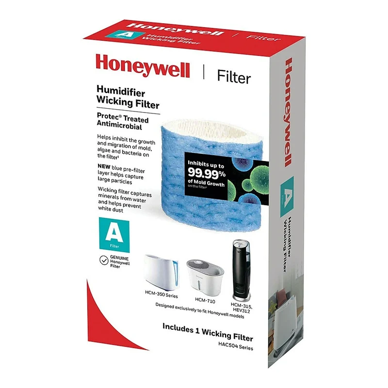 Honeywell - Filtre de remplacement d'humidificateur HAC-504, filtre A