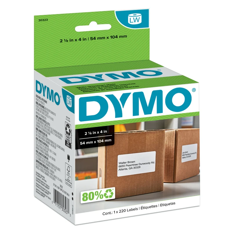 DYMO - Étiquettes d'expédition LabelWriter, 2 1/8 po x 4 po, 220 étiquettes