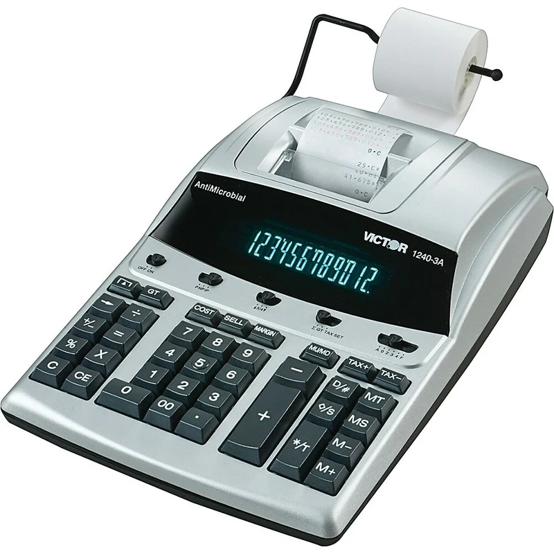 Victor - Calculatrice imprimante 12403A à 12 chiffres