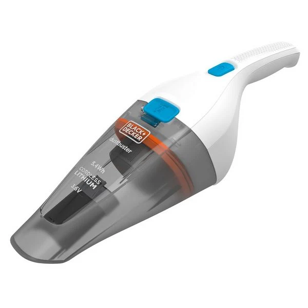 Cyclonic Hand-held Vacuum Cleaner Black & Decker NVC-115-JL 0,32 L 630 l/min 3,6V Blanco
