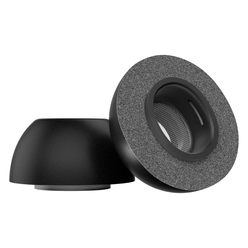 KeyBudz - Embouts en mousse à mémoire de forme HyperFoam Comfort Series pour AirPods Pro (3e génération) - Noir