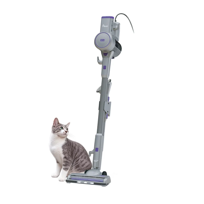 Panni - V1109P Aspirateur à main pour animaux 5-en-1 avec fil et outil motorisé pour animaux