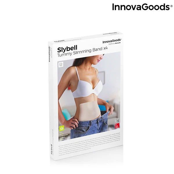 Abdominal Slimming Band with Natural Extracts Slybell InnovaGoods (Pack of 4)