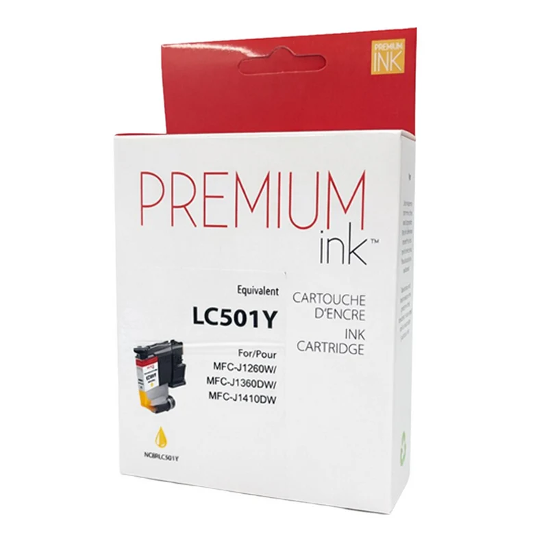 Premium Ink Brother LC501 4-Pack Alternative Ink Cartridge - Standard Yield - Black/ Combo Colour
