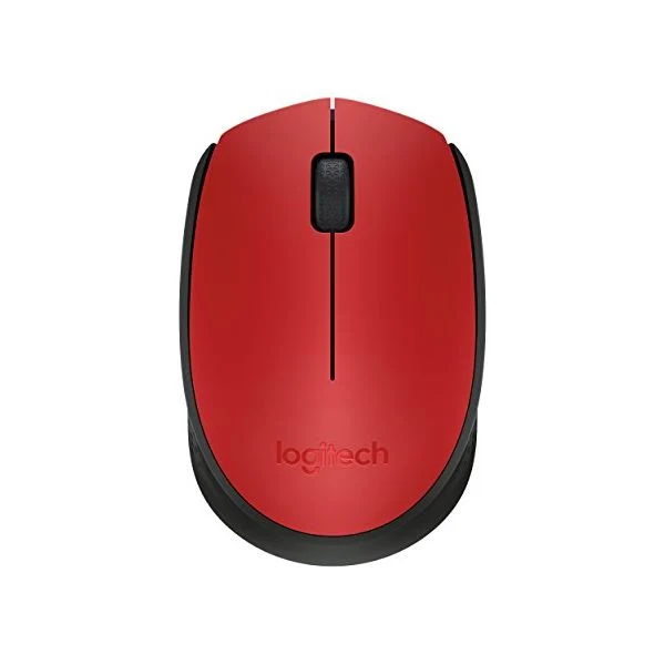 Wireless Mouse Logitech M171 1000 dpi Black Red