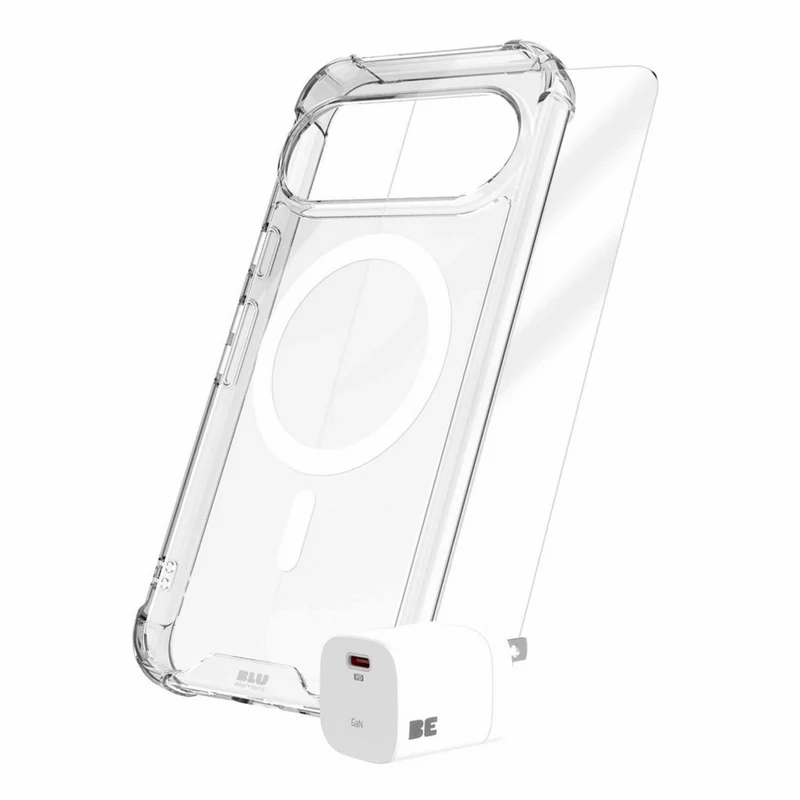 Blu Element Total Protection Bundle Pack for Pixel 11 - Clear