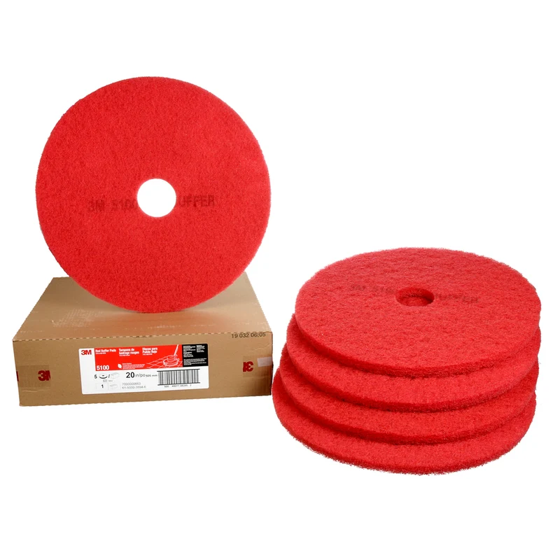 Tampon de lustrage rouge 3M, 5100, 508 mm (20 po)
