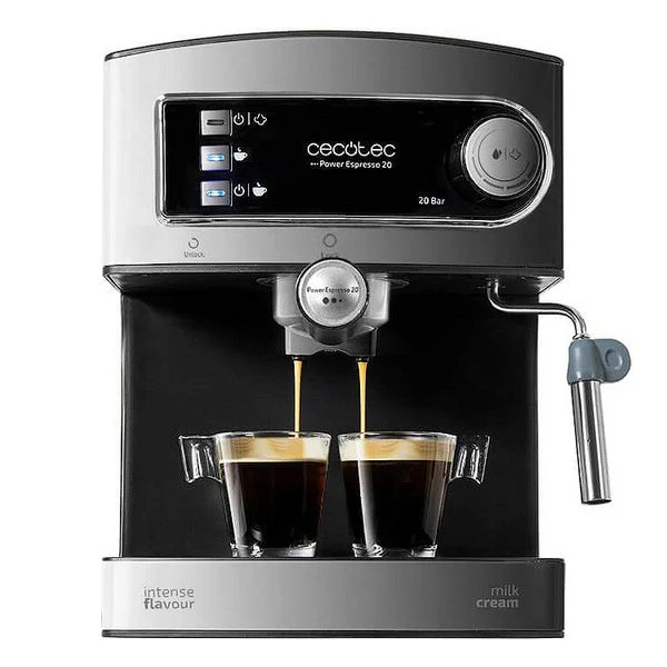 Express Manual Coffee Machine Cecotec Power Espresso 20 1,5 L 850W Black Inox