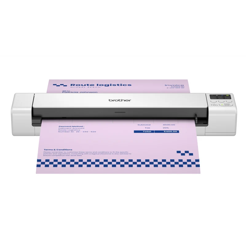 Brother DS-940DWe Duplex Wireless Mobile Document Scanner - White