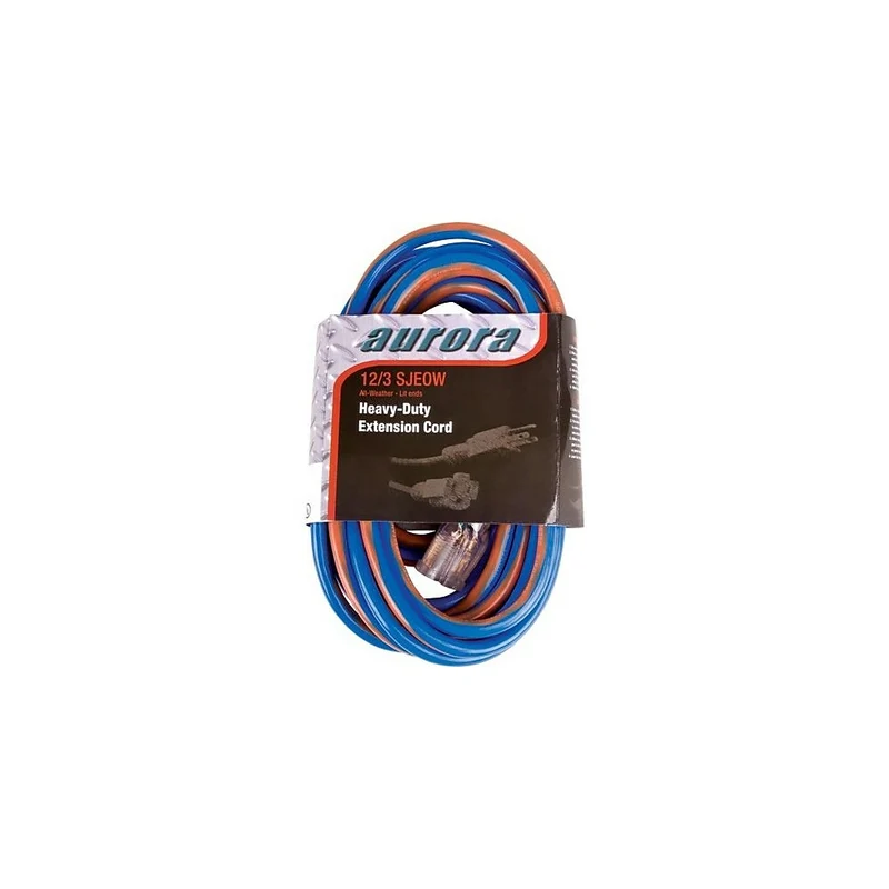 Aurora Tools All Weather Tpe-Rubber Extension Cords With Light Indicator (XC504)