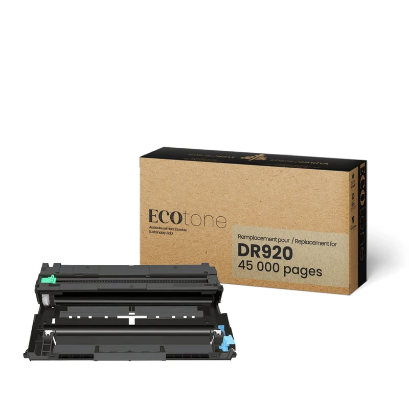 Ecotone Brother DR920 Tambour remanufacturé - Rendement élevé - Noir