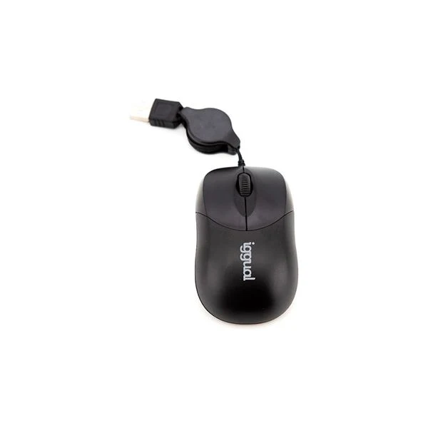 Optical mouse iggual IGG316832 800 DPI RETRACTIL