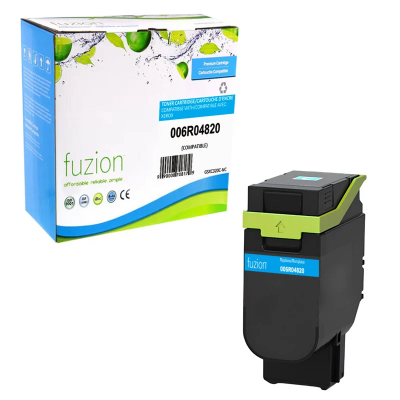 fuzion Xerox 006R04820 Compatible Toner - Standard Yield - Cyan