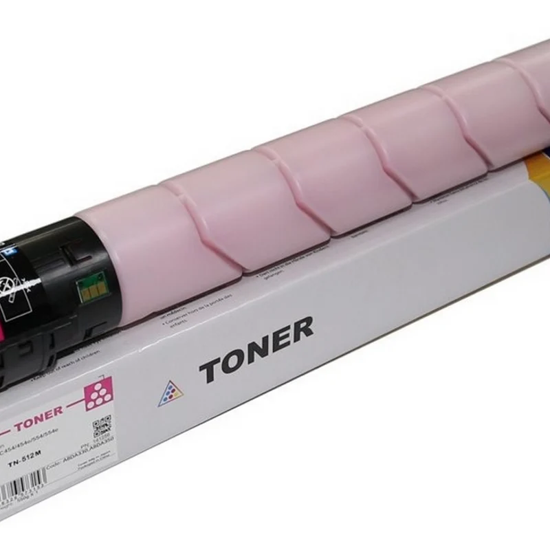 CET Konica Minolta Bizhub C454/554/454e/554e TN-512M Toner Cartridge - Standard Yield - Magenta