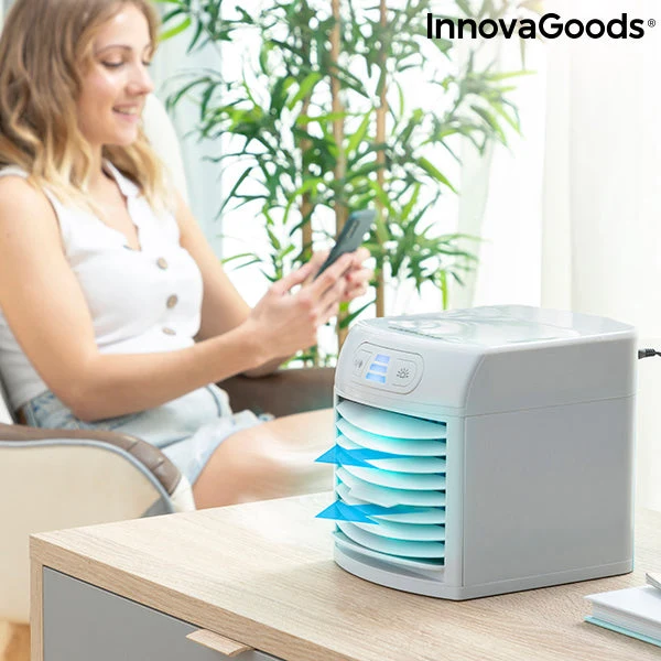 Mini LED Portable Evaporator Air Conditioner Freezyq+ InnovaGoods