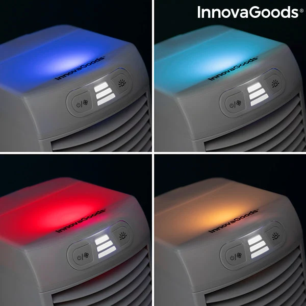 Mini LED Portable Evaporator Air Conditioner Freezyq+ InnovaGoods