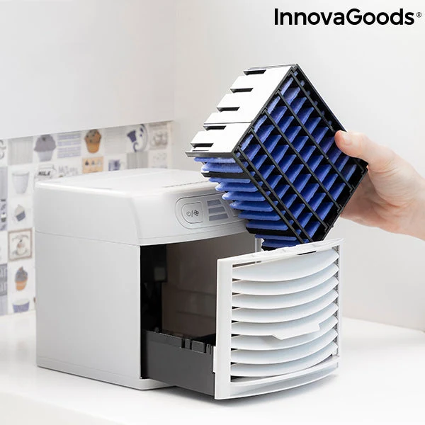 Mini LED Portable Evaporator Air Conditioner Freezyq+ InnovaGoods