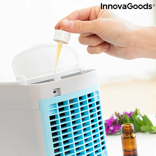 Mini LED Portable Evaporator Air Conditioner Freezyq+ InnovaGoods