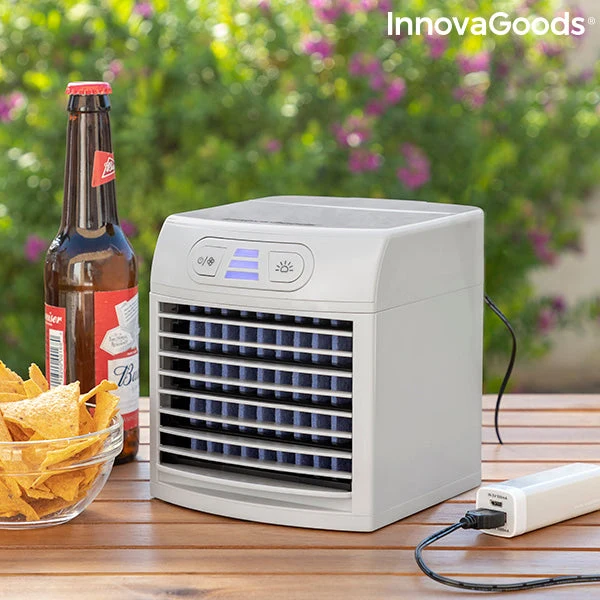 Mini LED Portable Evaporator Air Conditioner Freezyq+ InnovaGoods