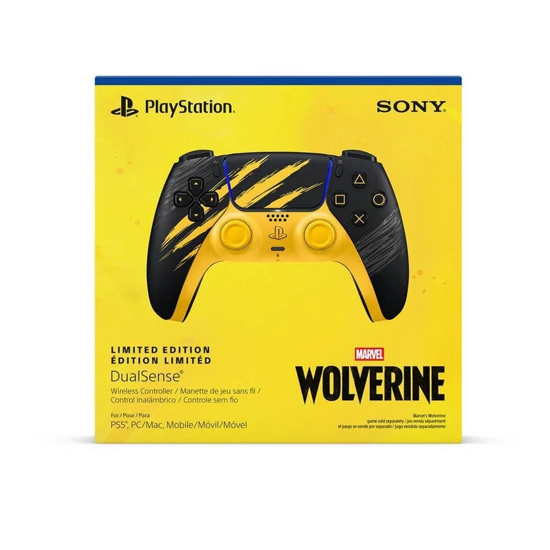 PlayStation DualSense Wireless Controller - Marvel’s Wolverine Battle Yellow Limited Edition