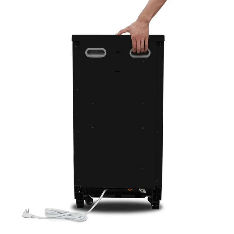 BLACK+DECKER 18" Portable Dishwasher - 8-Place Setting Capacity - 6 Wash Programs - Black