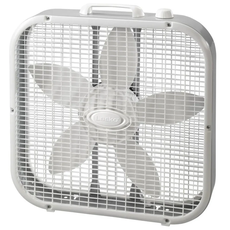 Lasko Slim 20" Air Circulating Box Fan - Save-Smart Design