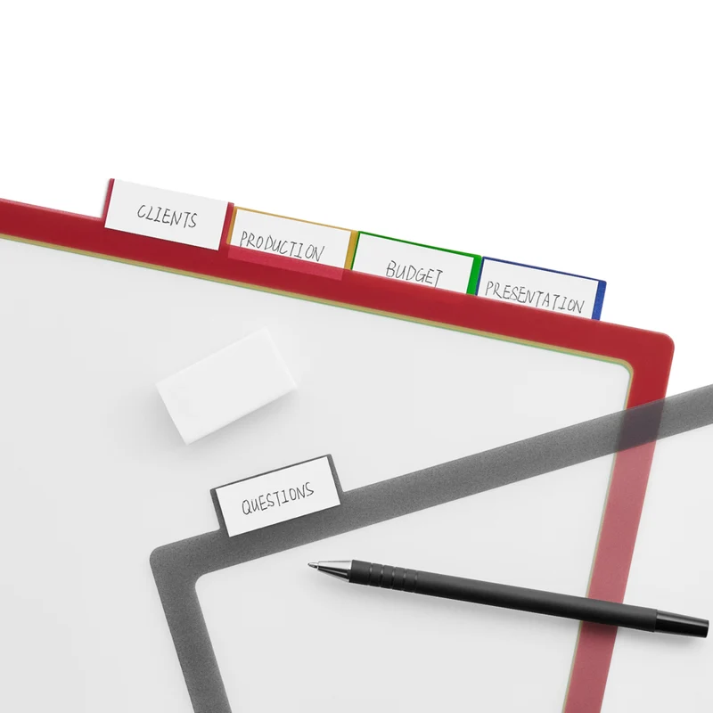 Staples - Ensemble de Séparateurs en plastique pour étiquettes Better Print & Apply, 5 onglets, Couleurs Assorties